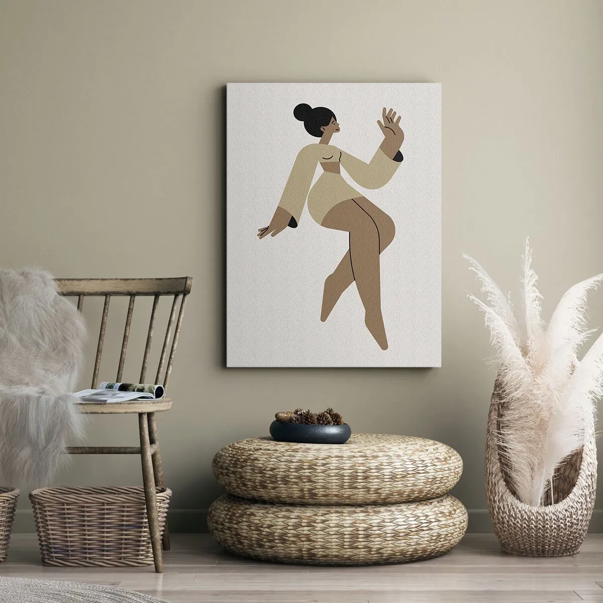 Canvas picture - Shape of Grace - 45x80 cm