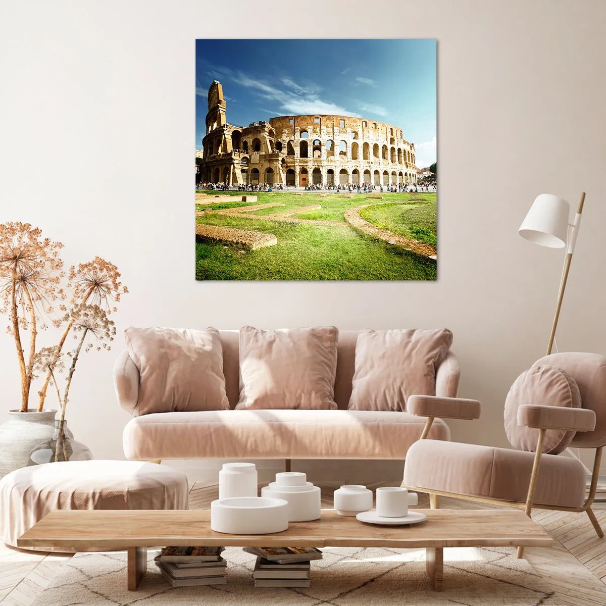 Canvas picture - You Can Hear The Sound of Guns - 30x30 cm