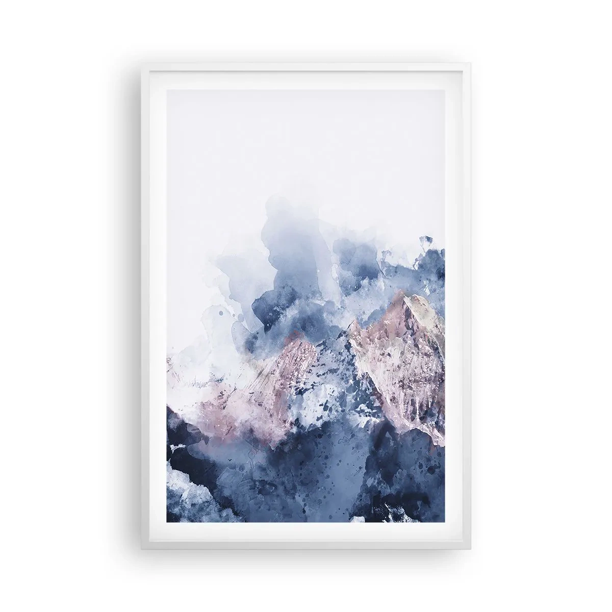 Poster in white frmae - Those Summits! - 61x91 cm