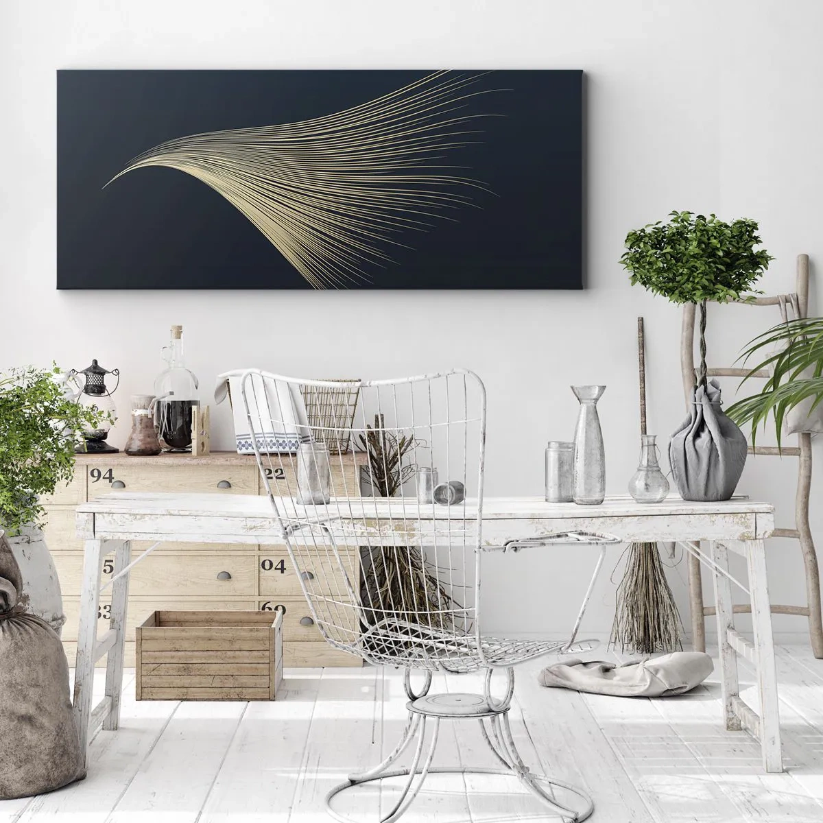 Canvas picture - Like Angel's Hair - 100x40 cm