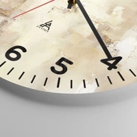 Clock face with numbers