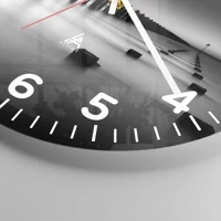 Clock face with numbers