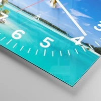 Clock face with numbers