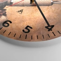 Clock face with numbers