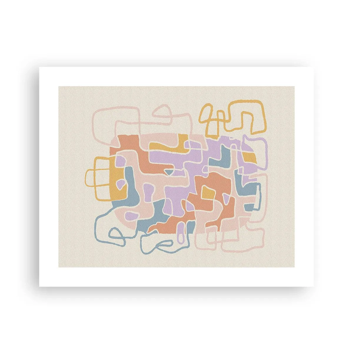 Poster - Maze - Joyful Adventure - 50x40 cm
