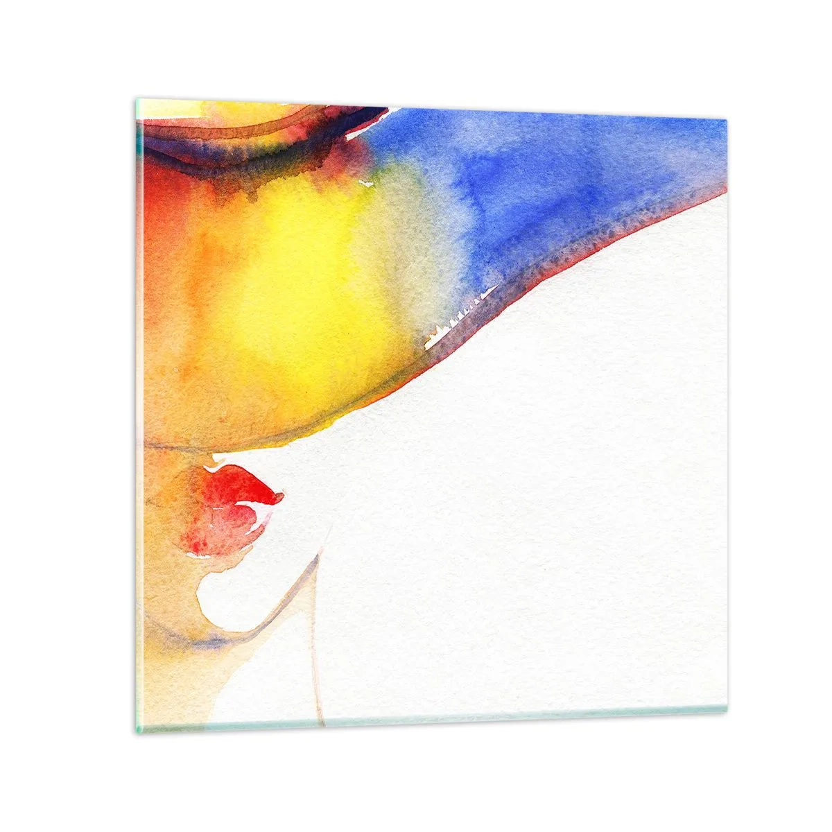 Glass picture - Portrait of a Lady - 30x30 cm