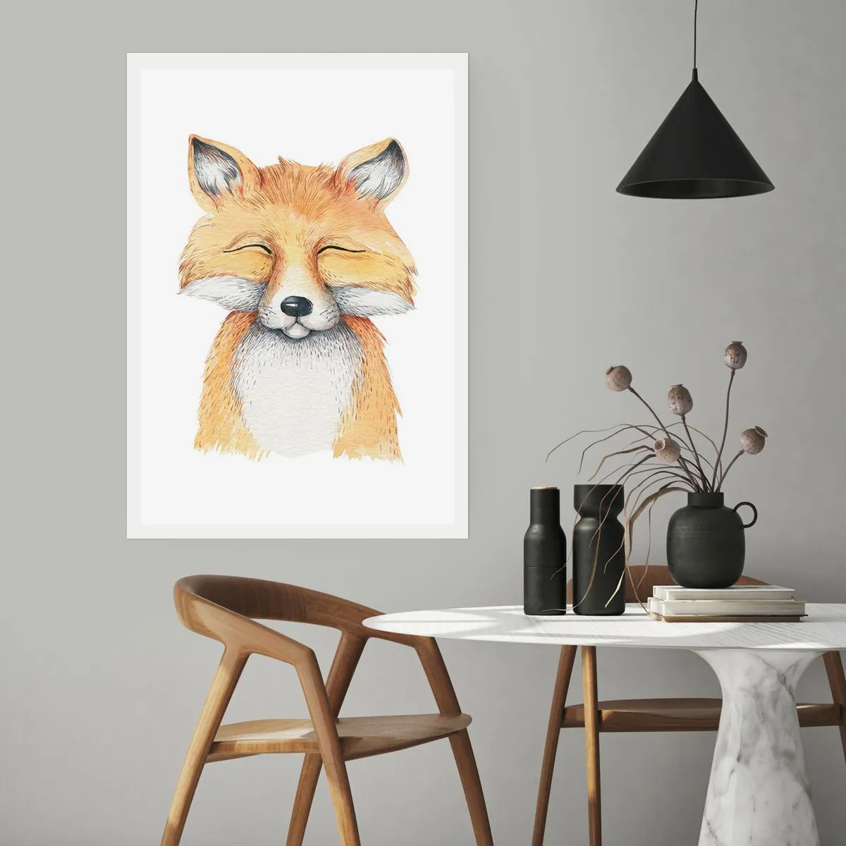 Poster - Fox Moods - 40x50 cm