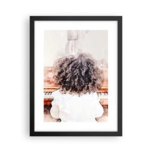 Poster in black frame - In a New World - 30x40 cm