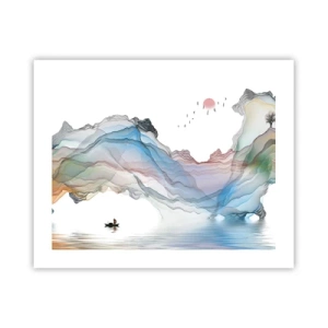 Poster - Towards Crystal Mountains - 50x40 cm