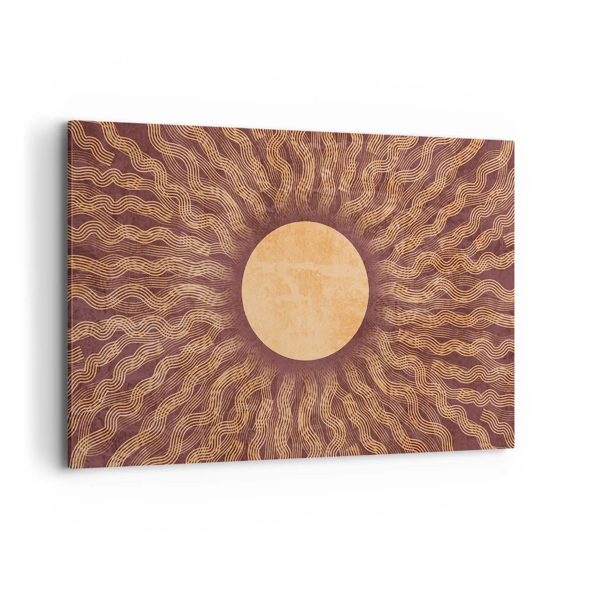 Canvas picture - Sun Icon - 120x80 cm