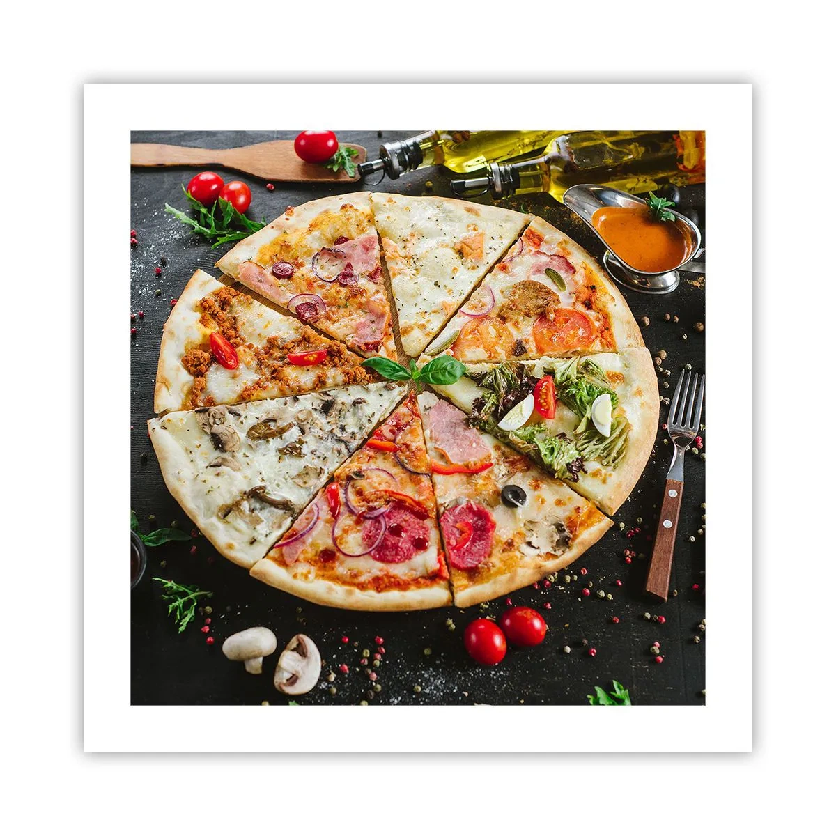 Poster - Range of Flavours - 50x50 cm