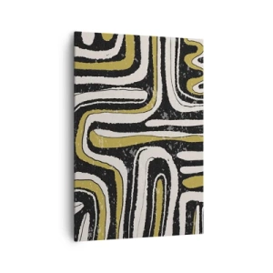 Canvas picture - Compositions: Tracks and Alleys - 70x100 cm