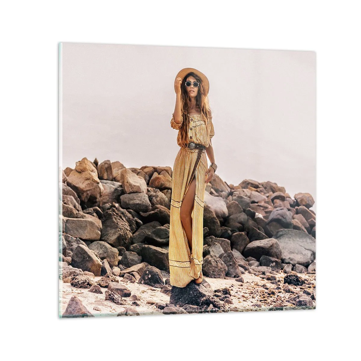 Glass picture - The Magic of Stones - 50x50 cm