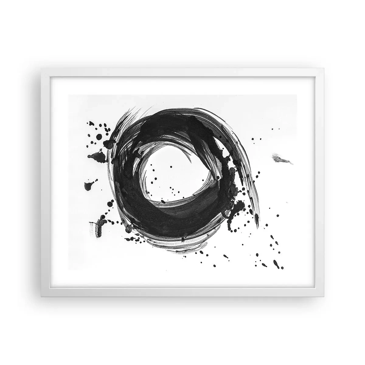 Poster in white frmae - Whirl of Creation - 50x40 cm
