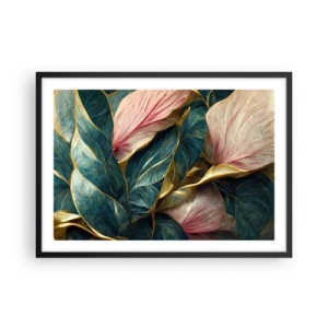 Poster in black frame - Natural Elegance and Style - 70x50 cm