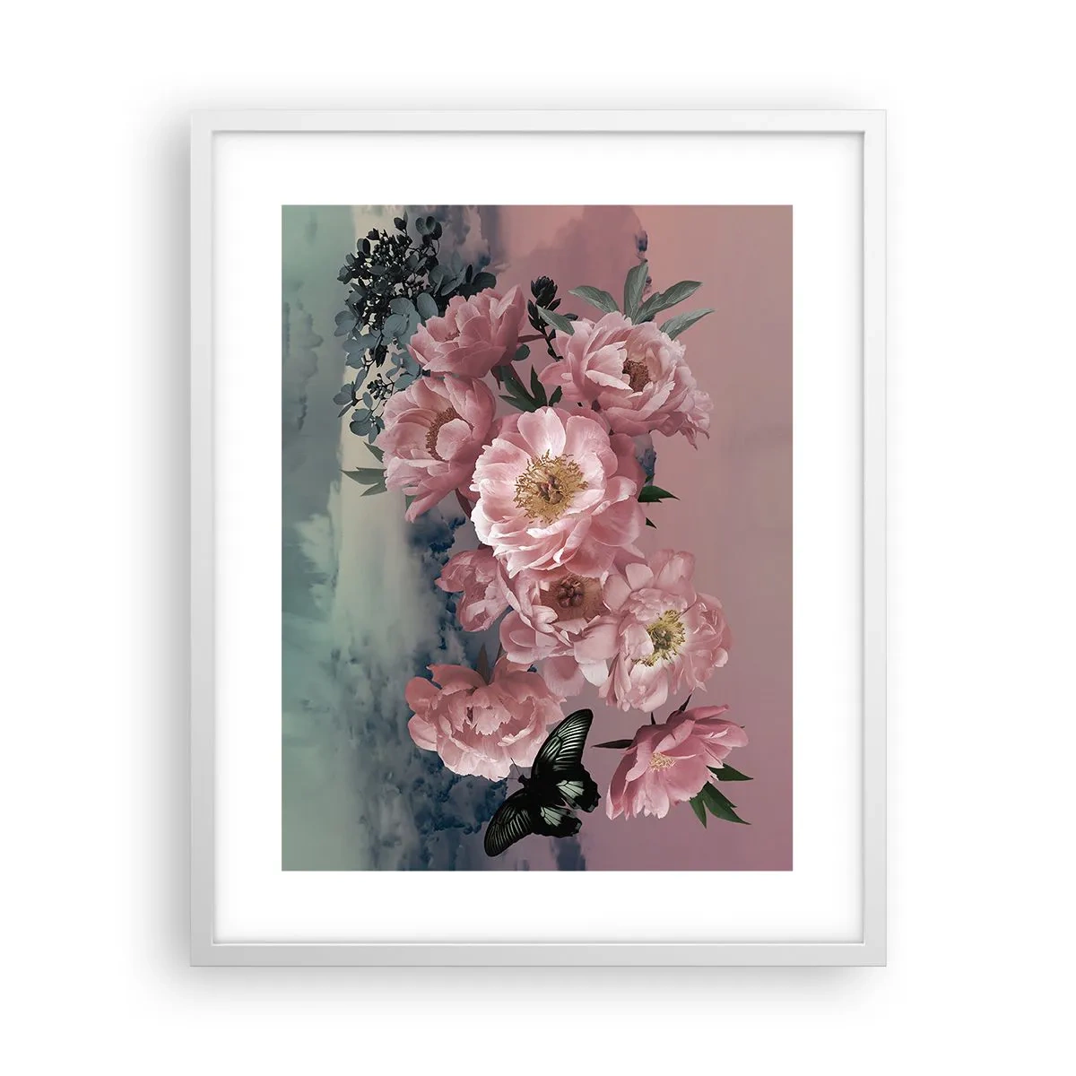 Poster in white frmae - Peak of Romanticism - 40x50 cm