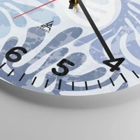 Clock face with numbers