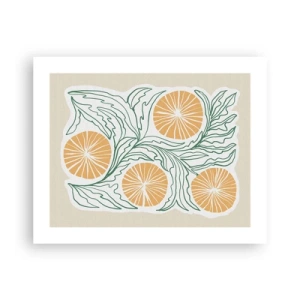 Poster - Ethnic with an Abstract Note - 50x40 cm