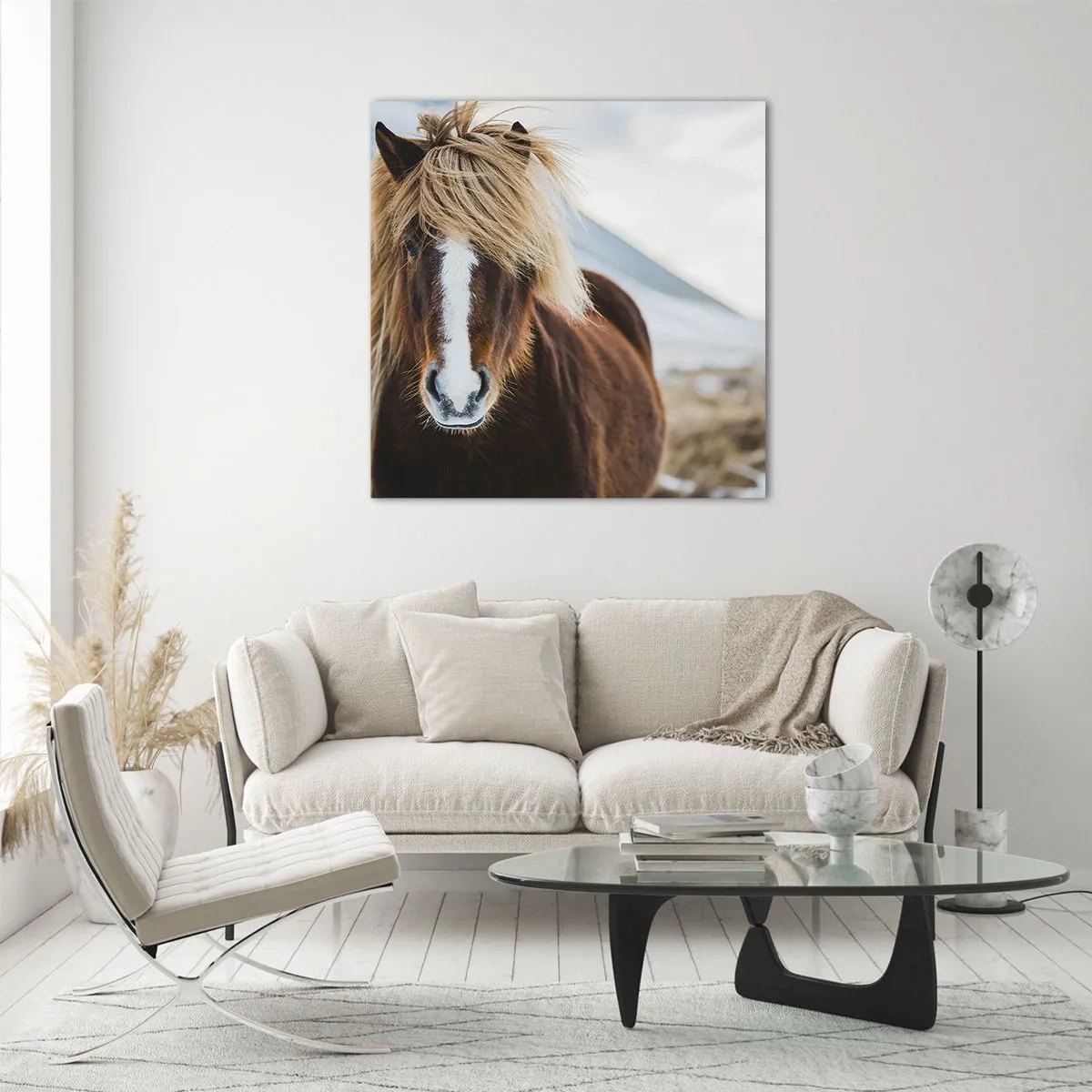 Glass picture - Can You Feel the Freedom? - 70x70 cm