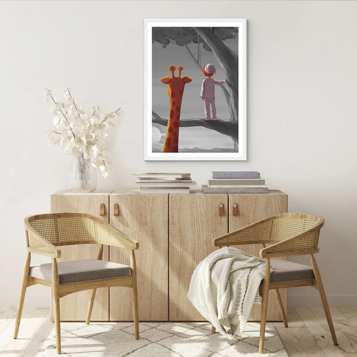 Poster in white frmae - This Is Really Happening - 50x70 cm