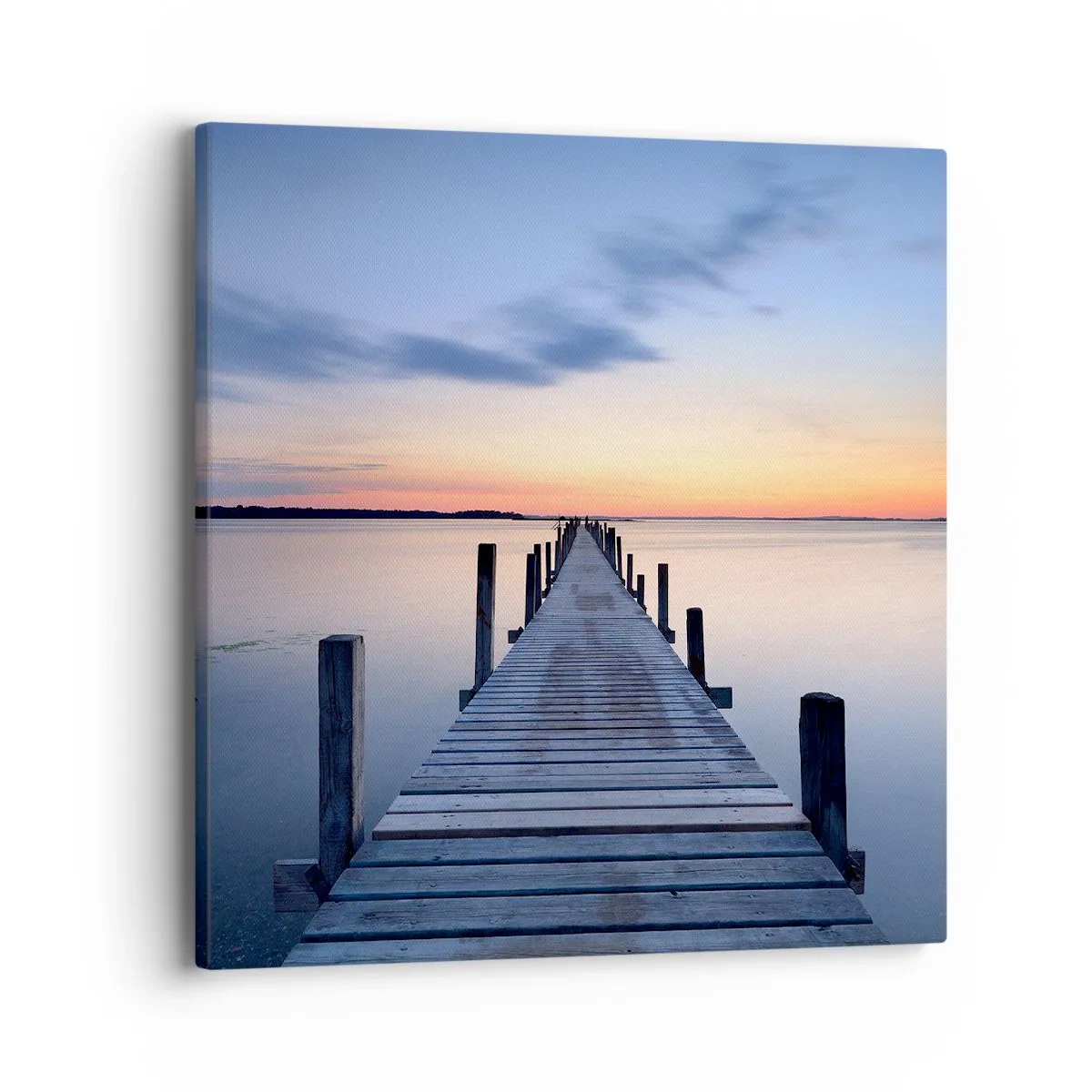 Canvas picture - Calm of a Quiet Dusk - 40x40 cm