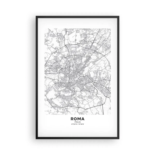 Poster in black frame - Roman Circle - 61x91 cm