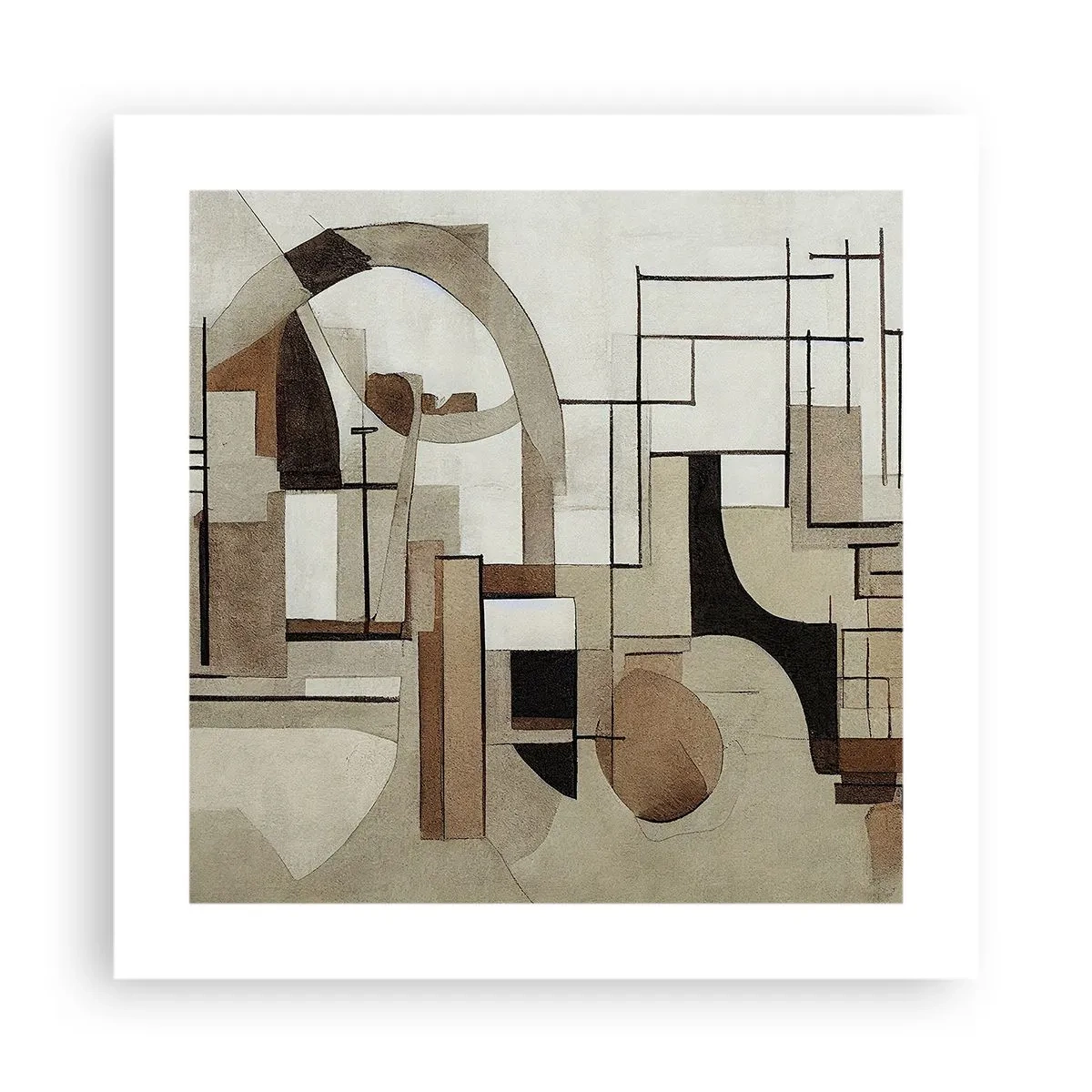 Poster - City Landscape 2.0 - 40x40 cm