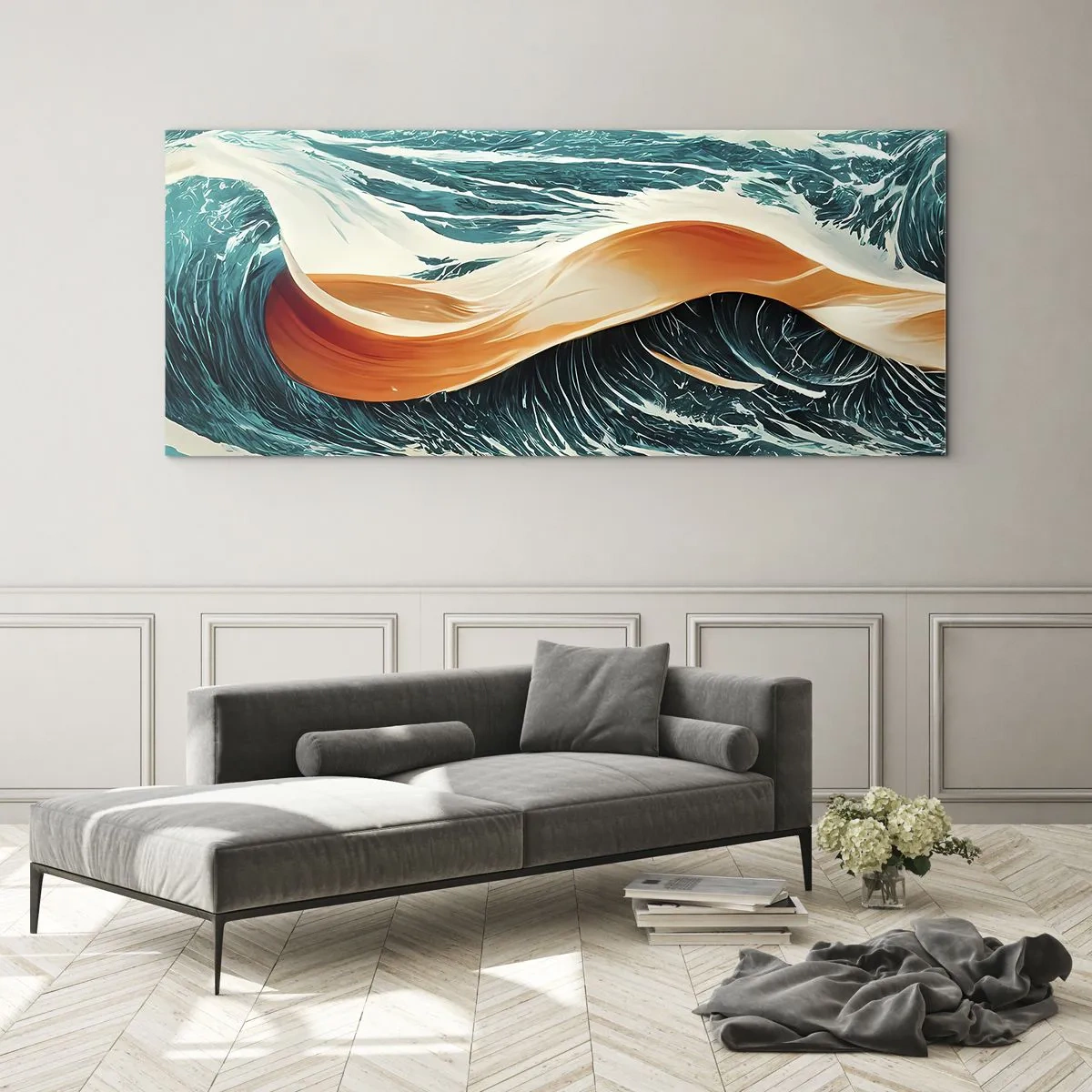 Glass picture - Surfer's Dream - 120x50 cm