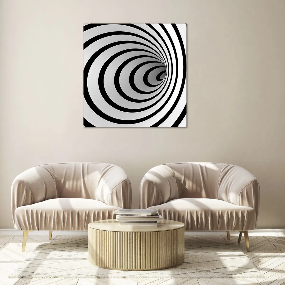 Glass picture - You also Can't Resist? - 70x70 cm