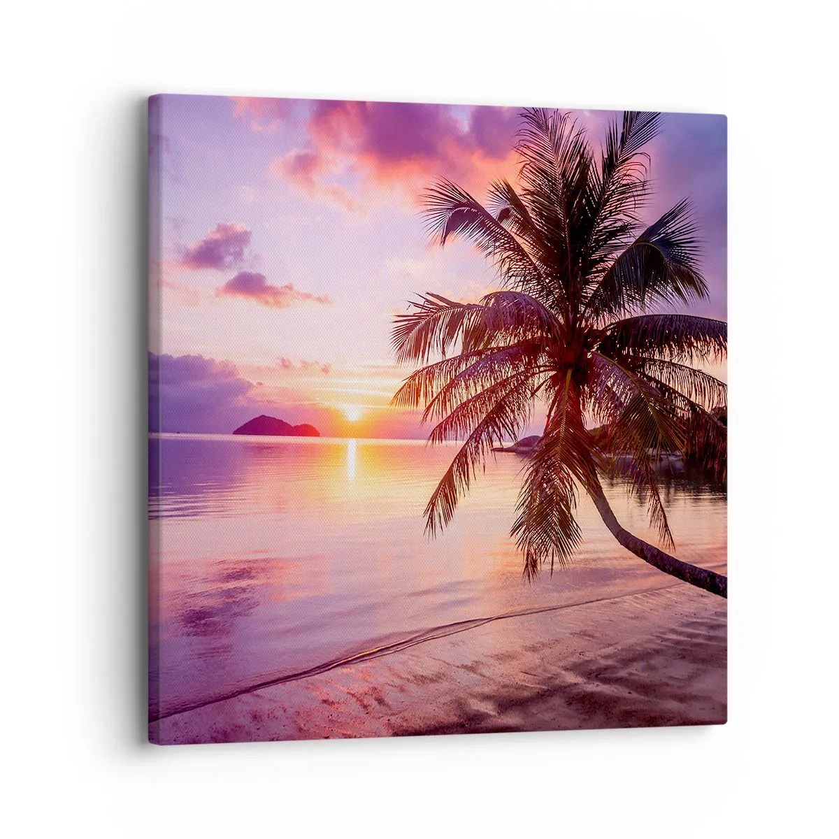 Canvas picture - Bliss up to the Horizon - 30x30 cm