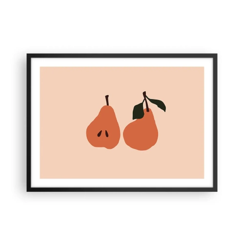 Poster in black frame - Overly Sweet - 70x50 cm