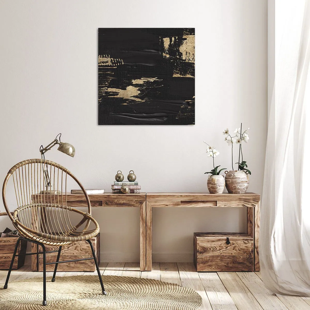Canvas picture - Touch Mark - 50x50 cm
