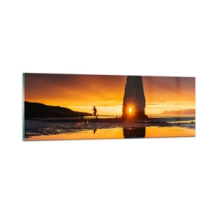 Glass picture - Only You and Nature - 90x30 cm