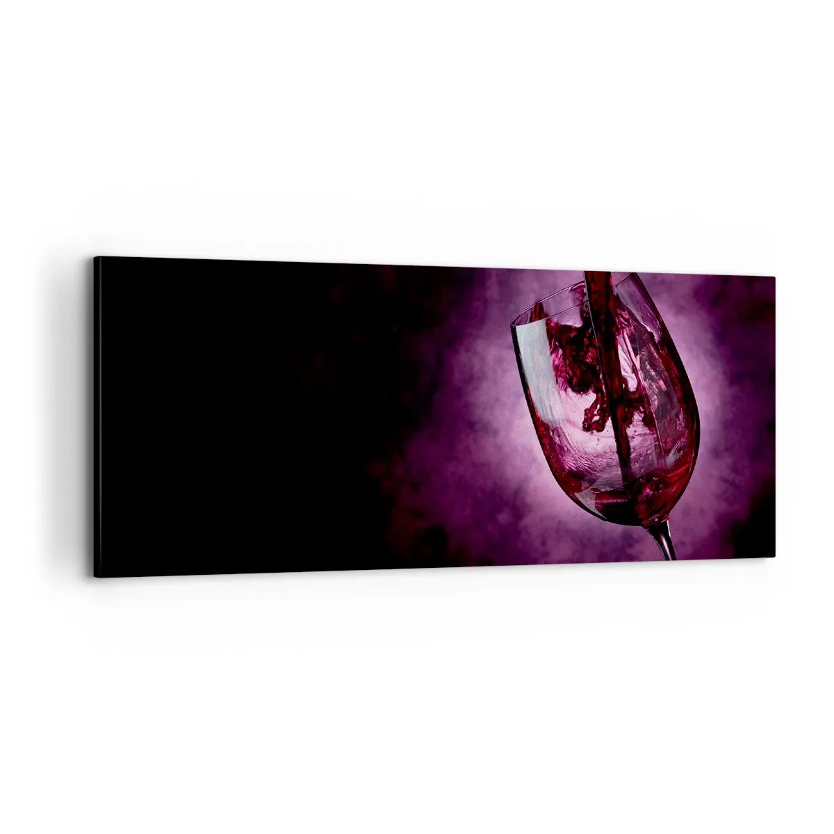 Canvas picture - Scarlet? Carmine? No, Ruby. - 100x40 cm