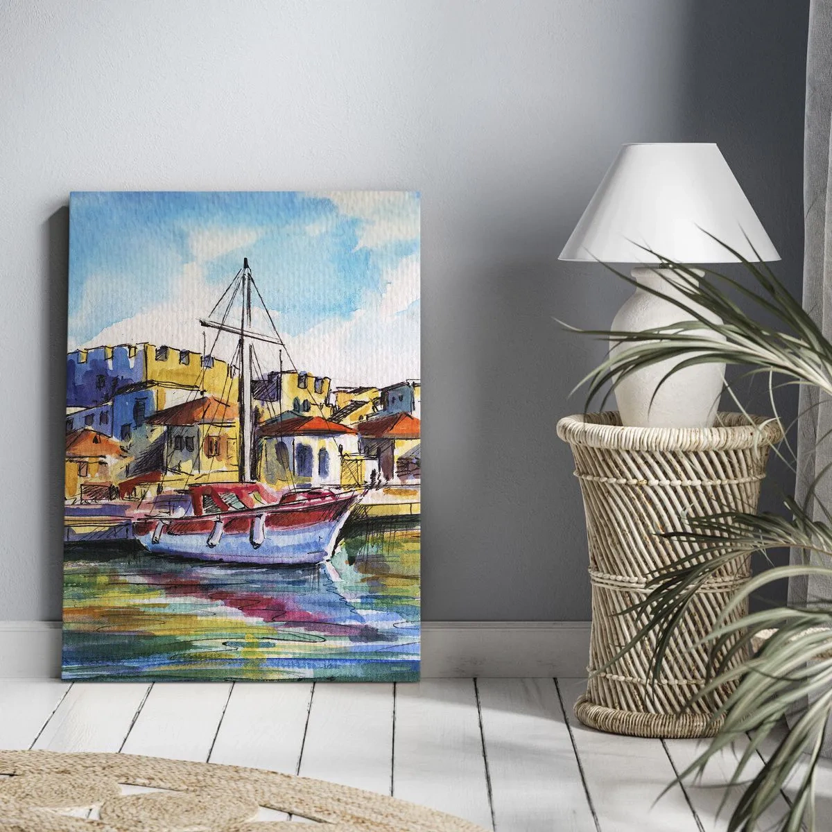 Canvas picture - Rainbow Afternoon - 50x70 cm