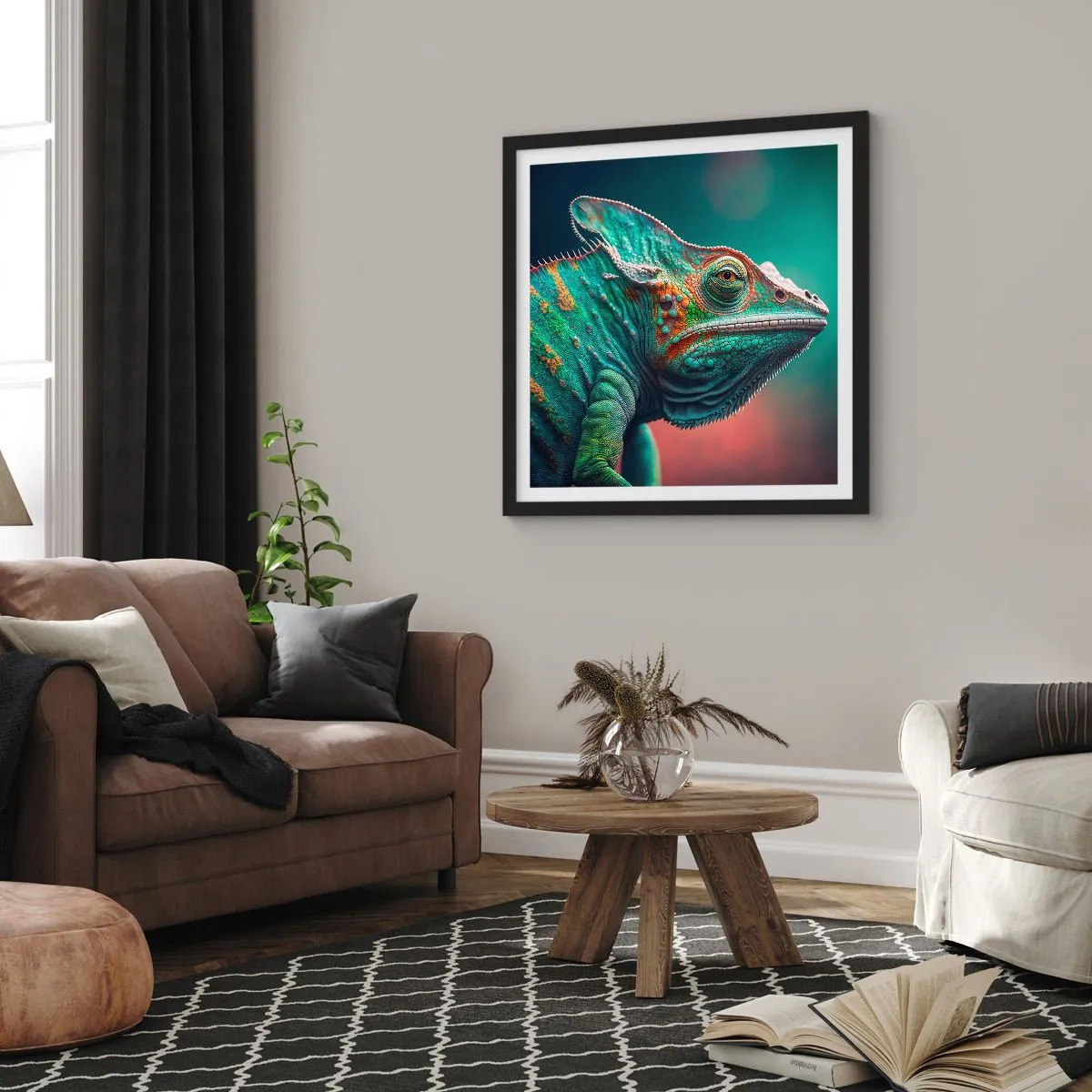 Poster in black frame - Can You See Me? That's Too Bad... - 40x40 cm