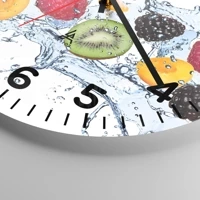 Clock face with numbers