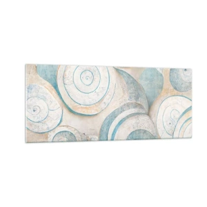 Glass picture - What Does a Shell Hide? - 100x40 cm