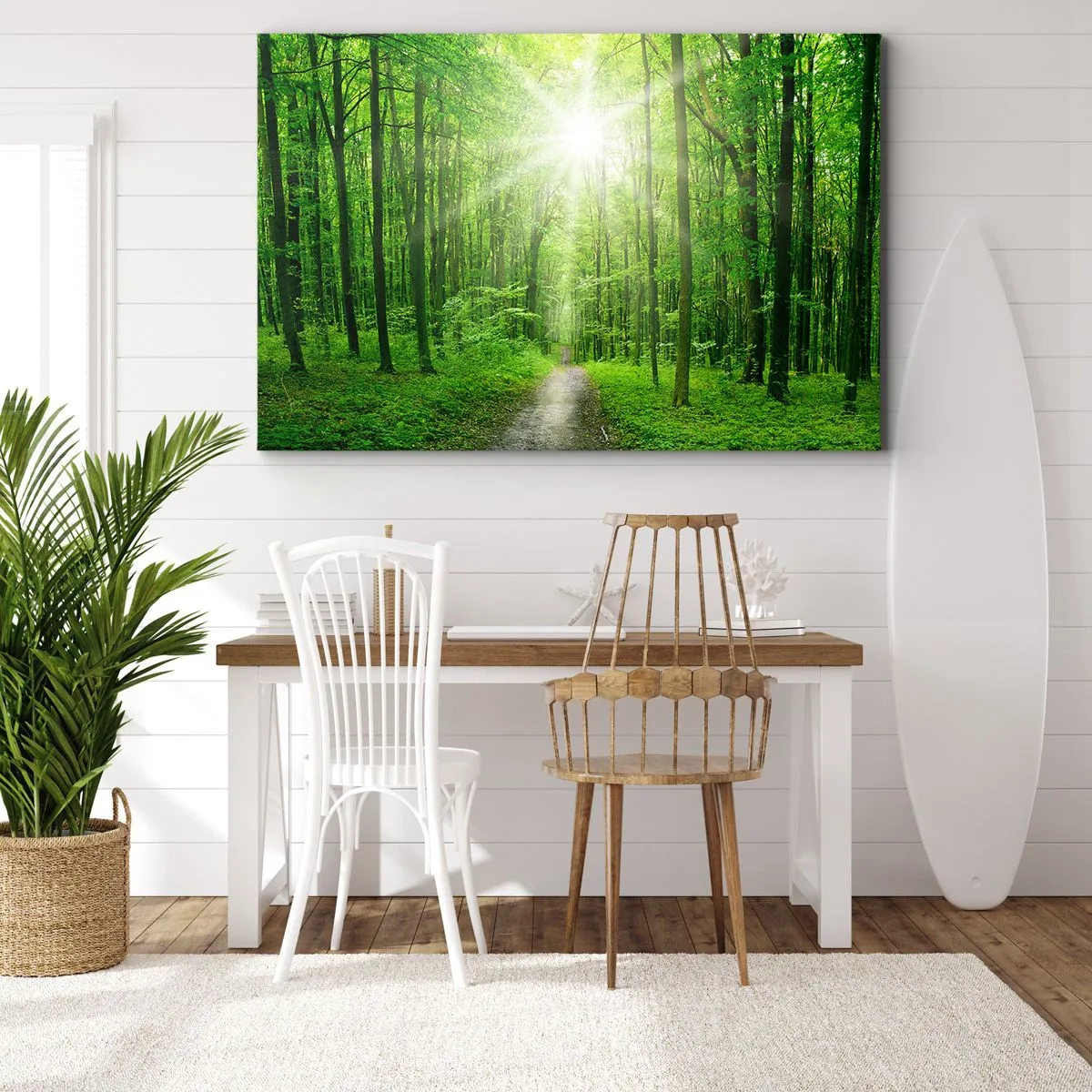 Canvas picture - Green Cathedral - 120x80 cm