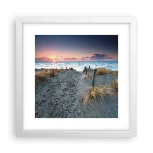 Poster in white frmae - You Have Spilled a Rainbow of Sparkles… - 30x30 cm