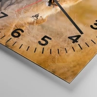 Clock face with numbers