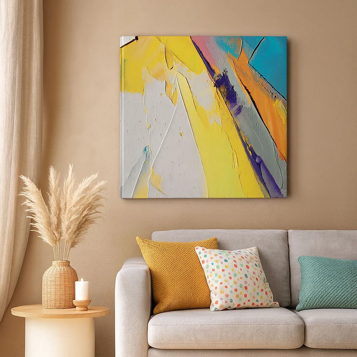 Canvas picture - Anatomy of Light - 30x30 cm