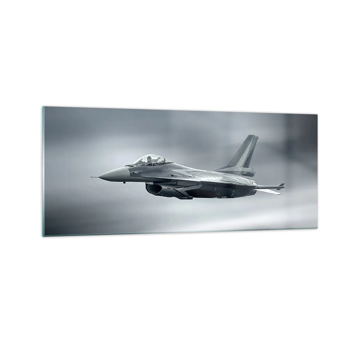 Glass picture - You want to Challenge It? - 100x40 cm