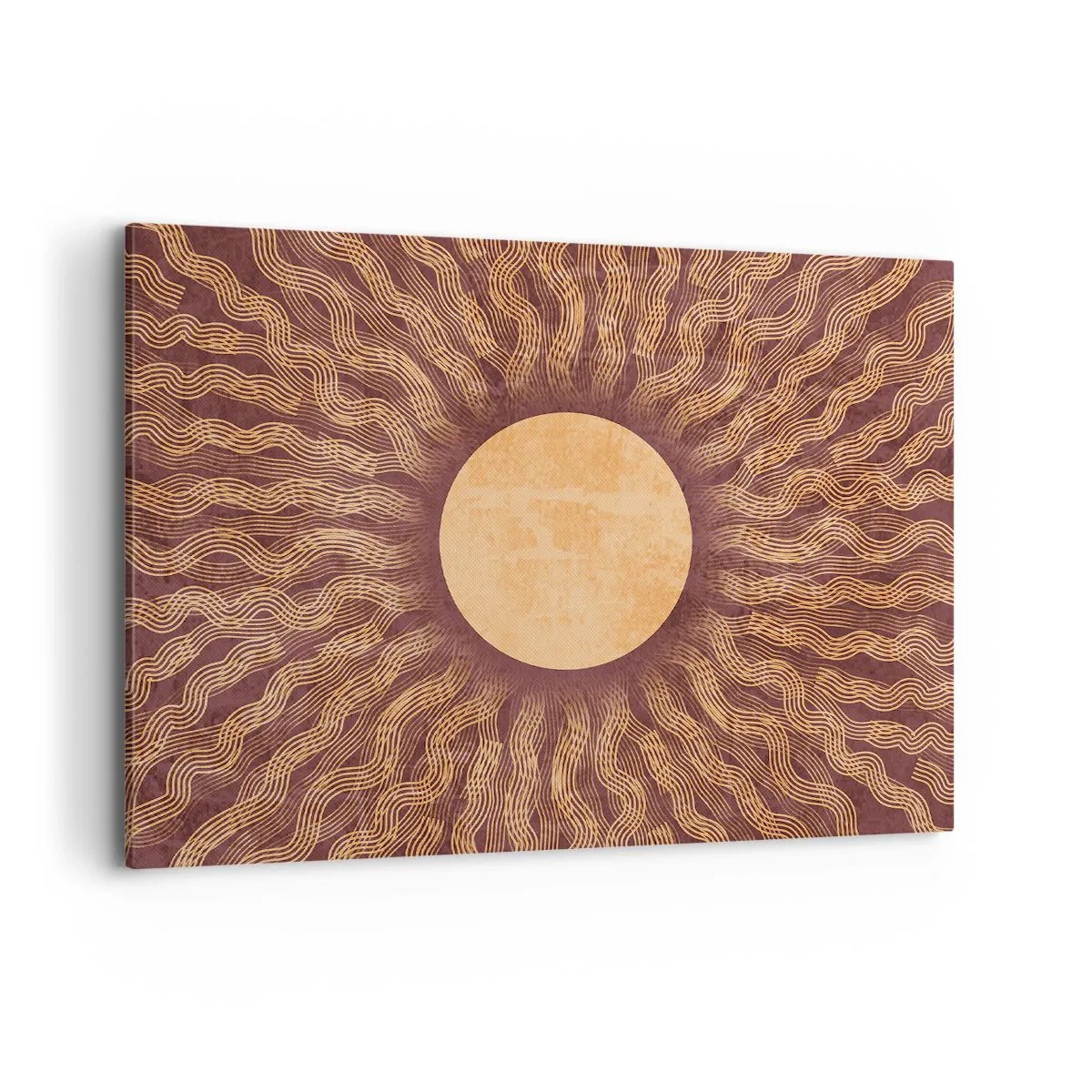 Canvas picture - Sun Icon - 100x70 cm