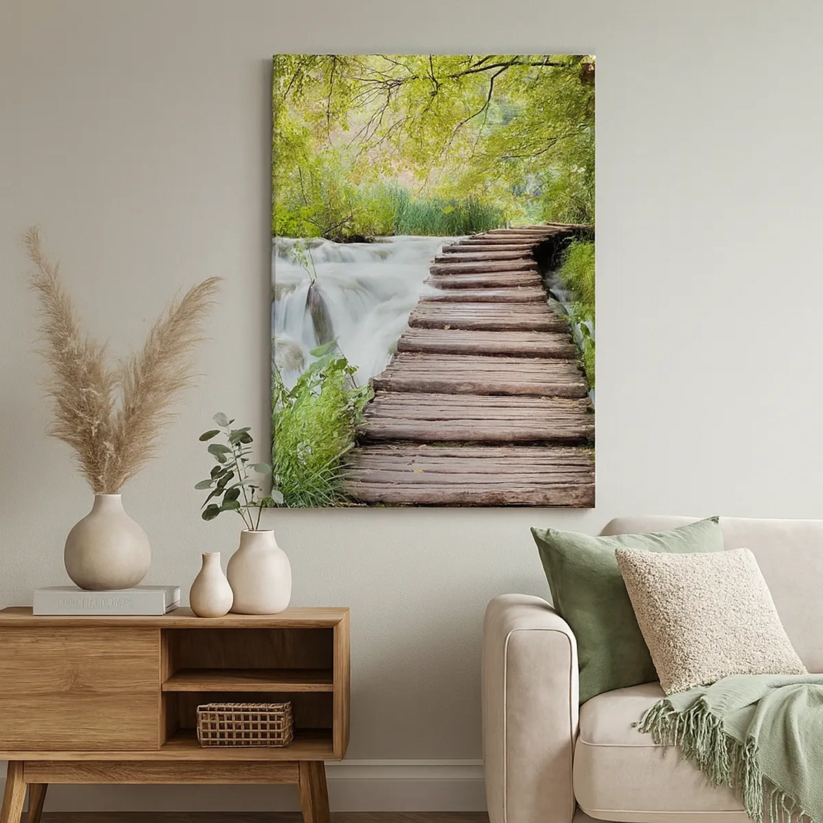 Canvas picture - Not Such Quiet Water - 50x70 cm