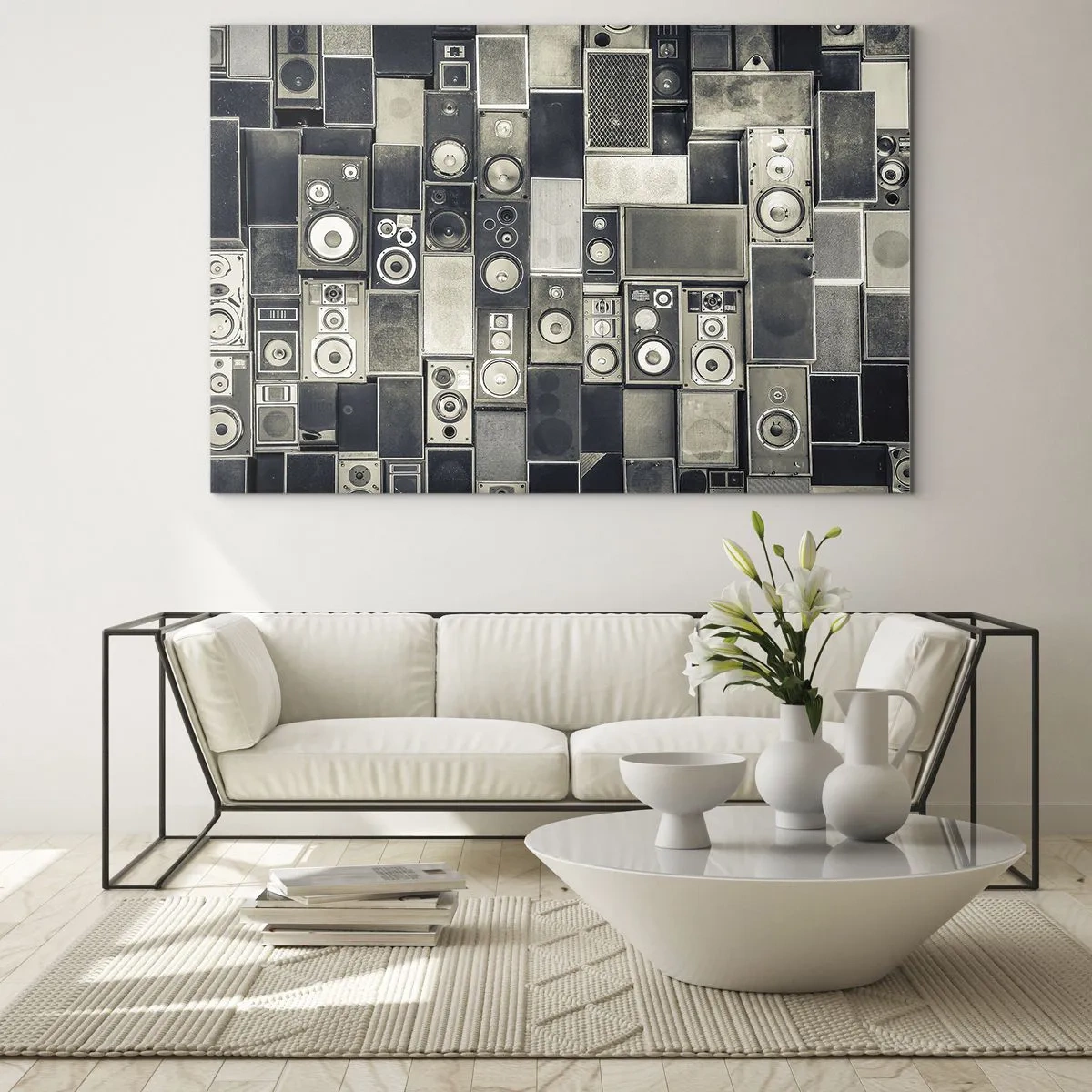 Glass picture - And Music Is Playing - 120x80 cm