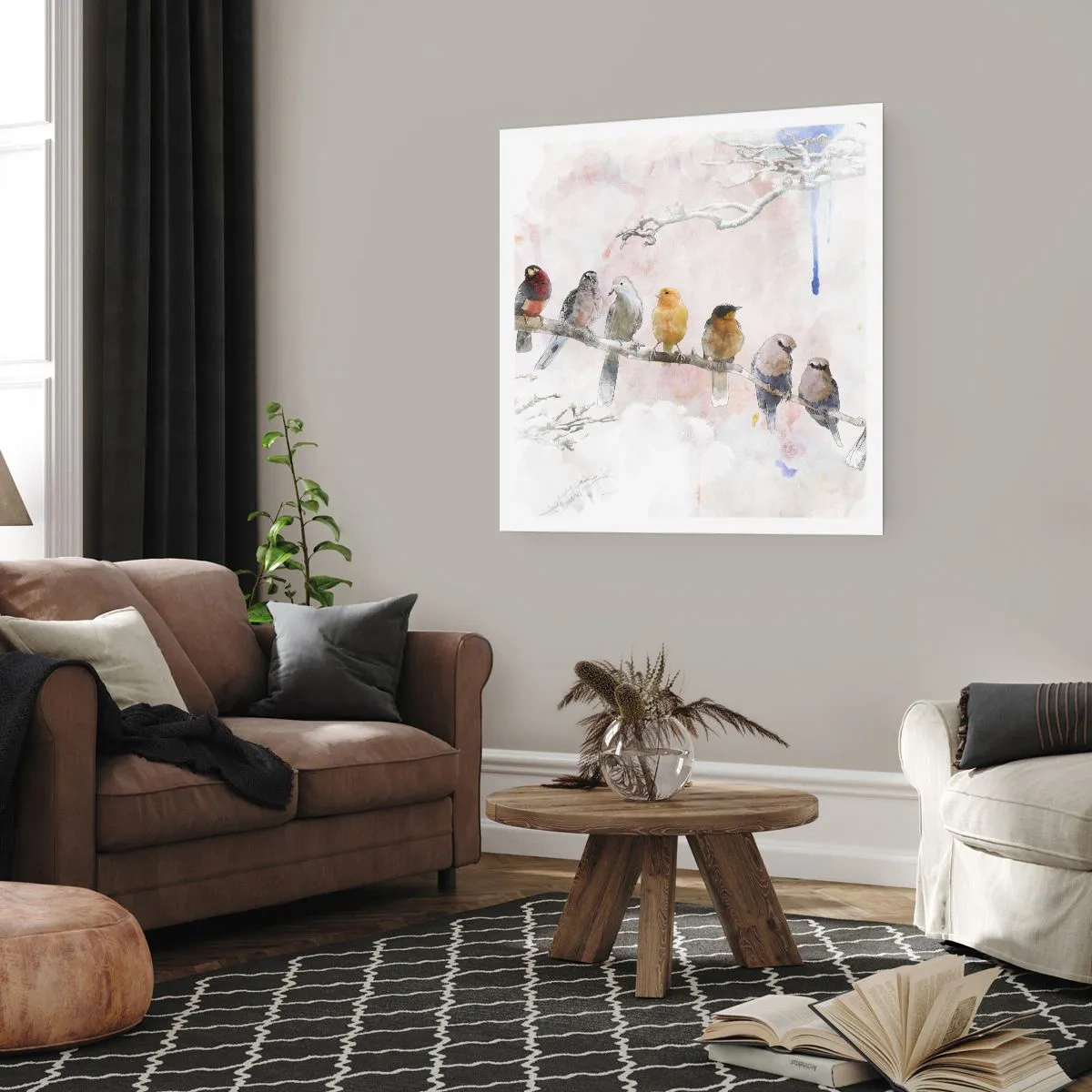 Poster - Winged Encounter - 50x50 cm
