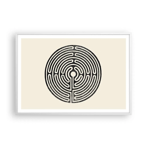 Poster in white frmae - Mysterious Order - 100x70 cm