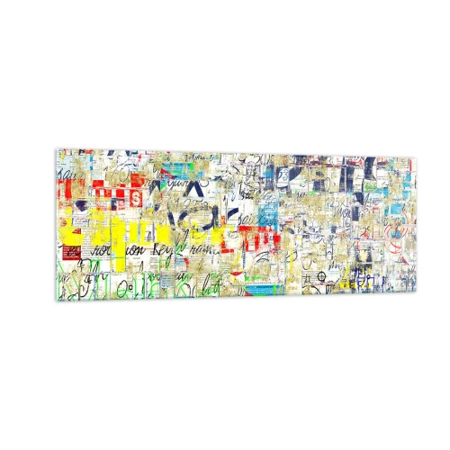 Glass picture - Feast for the Eyes - 140x50 cm