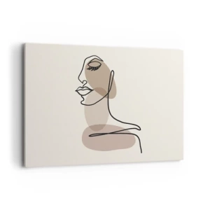 Canvas picture - Certain Line of Beauty - 120x80 cm